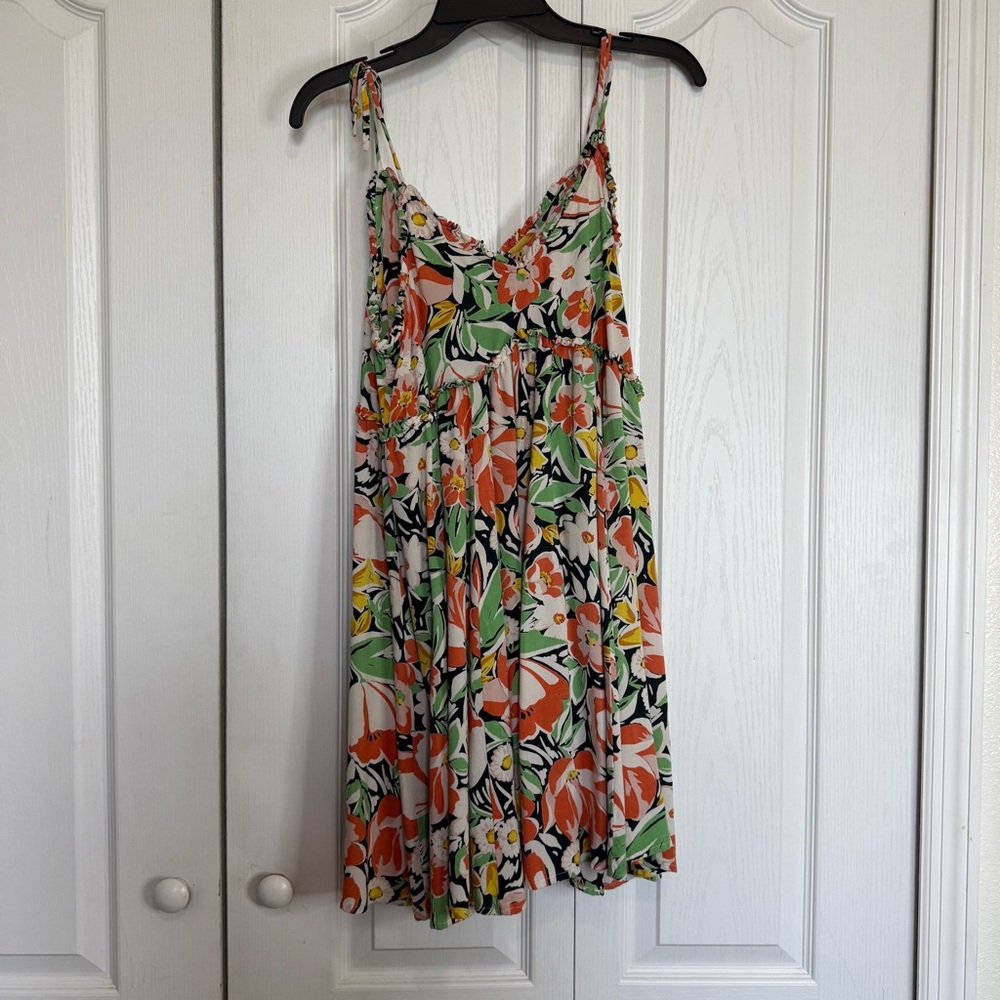 Patrons of Peace Vibrant Floral Mini Dress - Picture 6 of 6